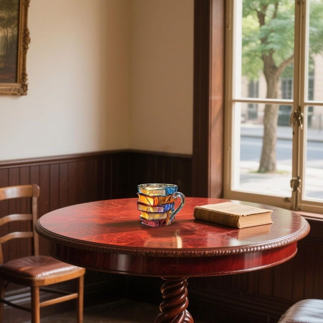 3D Unikalny Kubek dla Miłośników Literatury