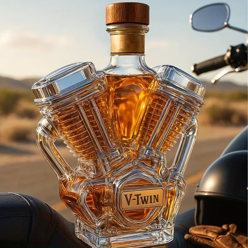 Silnik V Twin Whisky Fles