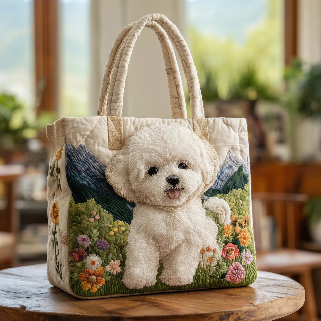 Ręcznie Robiona Padded Torba - Zaczarowany Pies