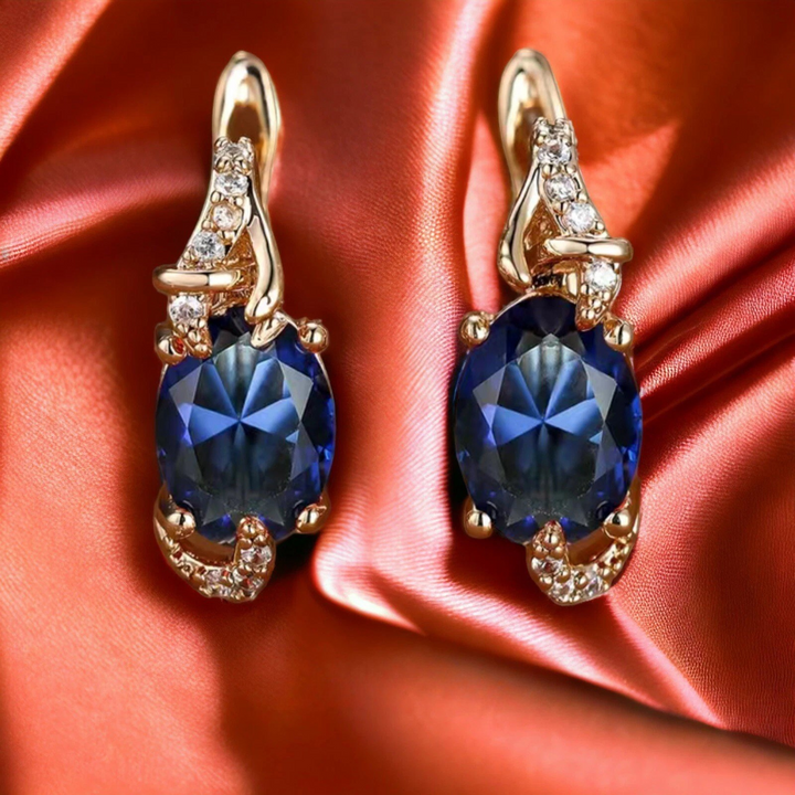 Kolczyki kropla Minuit Royale | Złoto