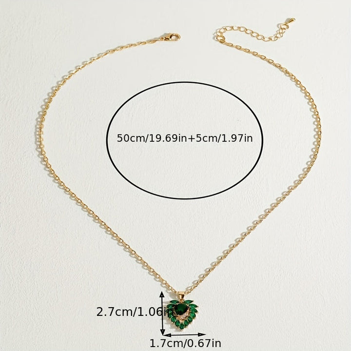 Collier Matilde w szmaragdzie | Złoto