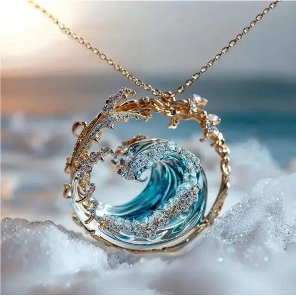 Naszyjnik Przysięgi Oceanu | Złoto