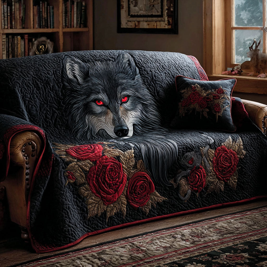 Roos - Pikowana pokrowiec na kanapę Wolf