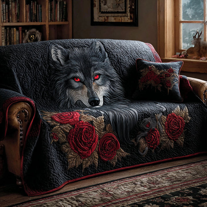 Roos - Pikowana pokrowiec na kanapę Wolf