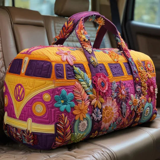 Torba podróżna pikowana Hippie Van