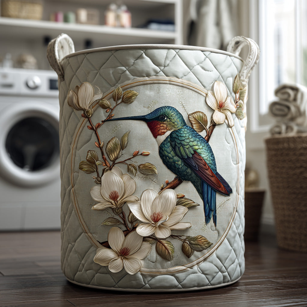 Wypełniony Kosz na Pranie - Colibri w Koronkach