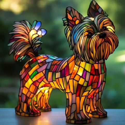 Yorkshire Terrier Stralend
