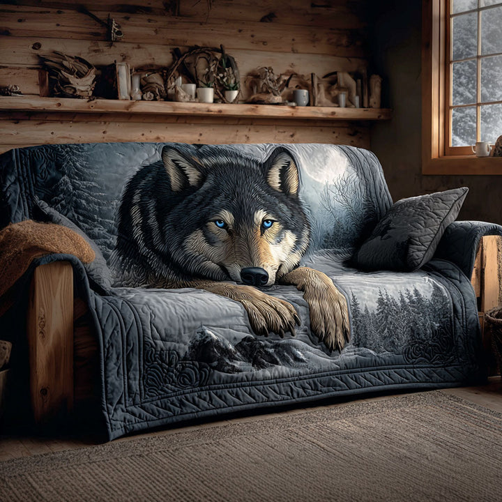 Roos - Pikowana pokrowiec na kanapę Wolf