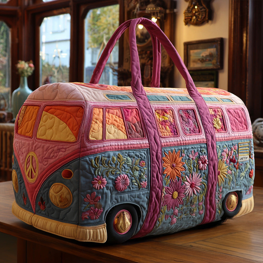 Padded Travel Bag - Hippie Bus