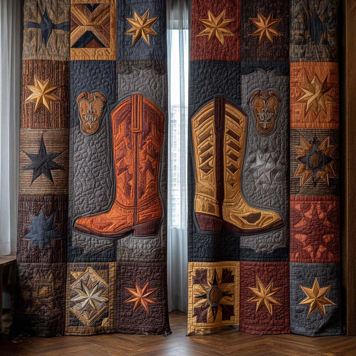 Lieke - Pikowane zasłony Rodeo Patchwork