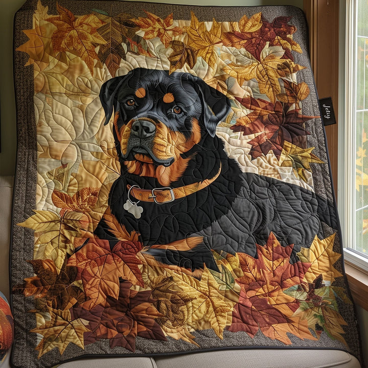 Roosmarijn - Pikowana kołdra Rottweilerów Jesienna Bryza