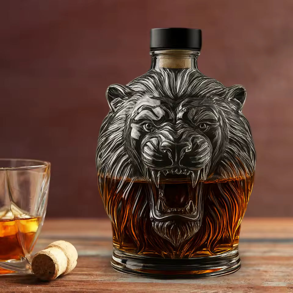 Leeuwenkop Whisky Fles