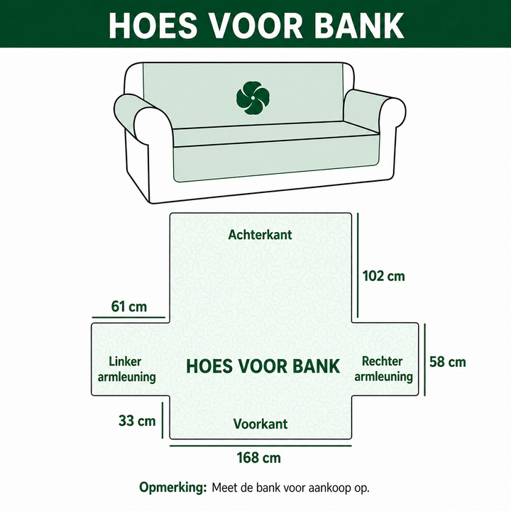 Jolien - Pikowana pokrywa na sofę Geest Świąteczny