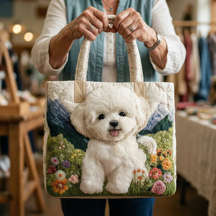 Ręcznie Robiona Padded Torba - Zaczarowany Pies