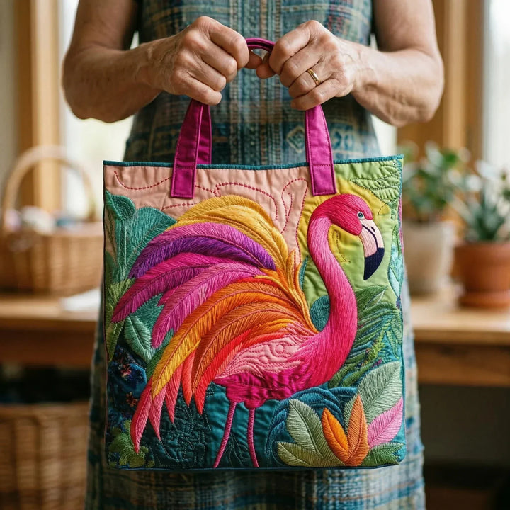 Torba Gev pikowana - Tęczowy Flamingo