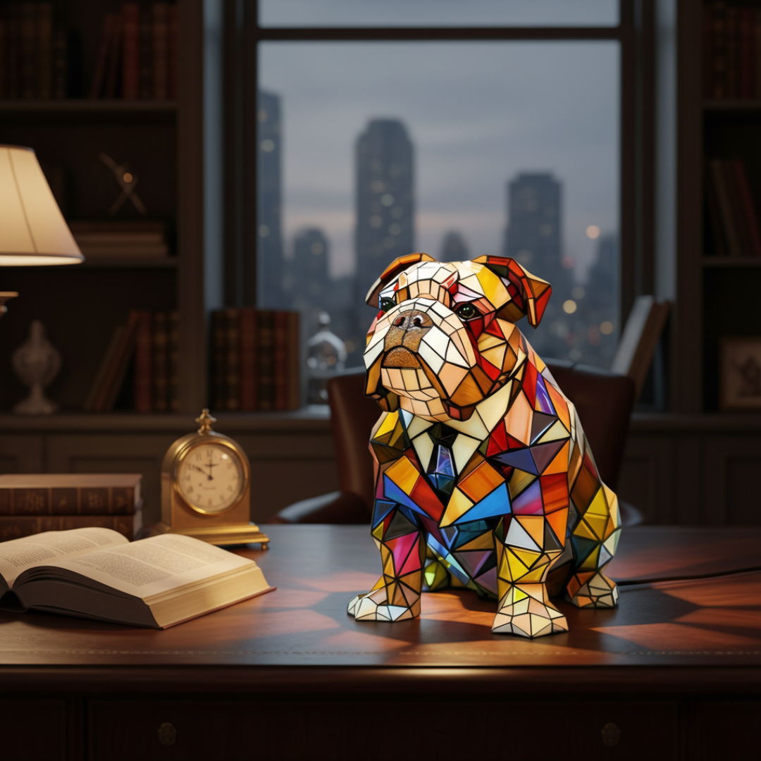 Elegancki Amulet Bulldog